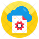 Cloud File Management Icon