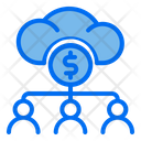 Cloud Organization Money Icon