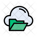 Cloud Files Storage Icon