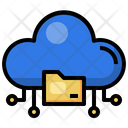 Cloud Folder Folder Data Transfer Icon