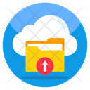 Cloud Folder Upload Icon