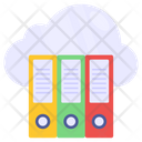 Cloud Folders Cloud Binders Cloud Books Icon