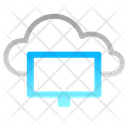 Cloud For Pc Cloud Computing Cloud Hosting Icon
