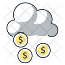 Cloud Fund Cloud Dollar Cloud Money Icon