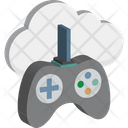 Cloud Gaming Gamepad Cloud Computing Icon