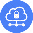 Cloud Hosting Cloud Network Hybrid Cloud Icon