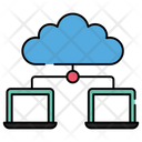 Cloud Network Cloud Connections Cloud Technology Icon