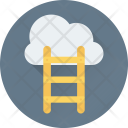 Cloud Hosting Ladder Icon