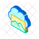 Cloud Image Storage Icon