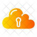 Cloud Key Hole Icon