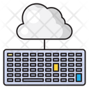 Online Cloud Database Icon