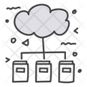 Cloud Library Cloud Study Cloud Education Icon