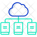 Cloud Library Digital Library Cloud Icon