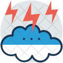 Cloud lightning  Icon