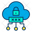 Secure Cloud Cloud Data Cloud Computing Icon