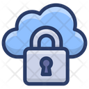 Cloud Lock Cloud Protection Cloud Security Icon