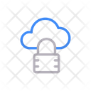 Lock Private Cloud Icon