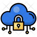 Cloud Lock Locked Protected Icon