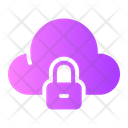 Cloud Lock Cloud Security Secure Cloud Icon