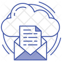 Cloud Computing Mail Cloud Internet Mailing Cloud Envelope Icon