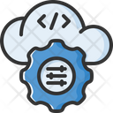 Cloud Management Database Cloud Icon