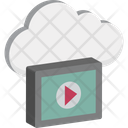 Cloud Media Media Storage Cloud Multimedia Icon
