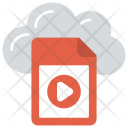 Cloud Media File Icon