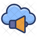 Cloud Megaphone Icon