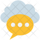 Cloud Computing Message Icon
