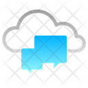 Cloud Message Cloud Mail Cloud Communication Icon