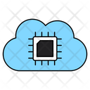Cloud Microchip Icon