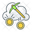 Cloud Mining Icon
