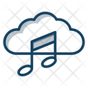 Cloud Music Cloud Media Online Music Icon