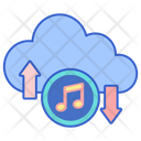 Cloud Music Music Storage Song Storage Icon