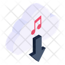 Cloud Music Download Music Download Cloud Media Icon