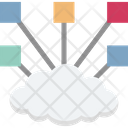 Cloud Network Hierarchy Cloud Computing Icon