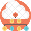 Cloud Network Structure Icon