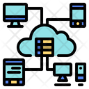 Cloud Network Network Share Icon