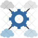 Cloud Computing Gear Icon
