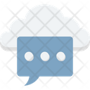 Cloud Notification Cloud Computing Chat Bubble Icon