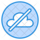 Cloud Offline Disconnected Disabled Icon
