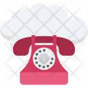 Cloud Phone Cloud Landline Call Us Icon