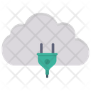 Cloud Plug Cloud Energy Power Icon