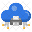 Cloud Printer Printer Cloud Data Icon