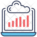 Cloud Laptop Processing Icon