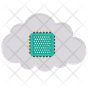 Cloud Processor Micro Chip Cloud Chip Icon