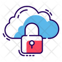 Cloud Protection Cloud Security Private Cloud Icon