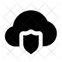 Shield Protected Cloud Shield Cloud Icon