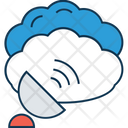 Cloud Radar Cloud Computing Satellite Dish Icon