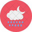 Moon Cloud Rain Icon